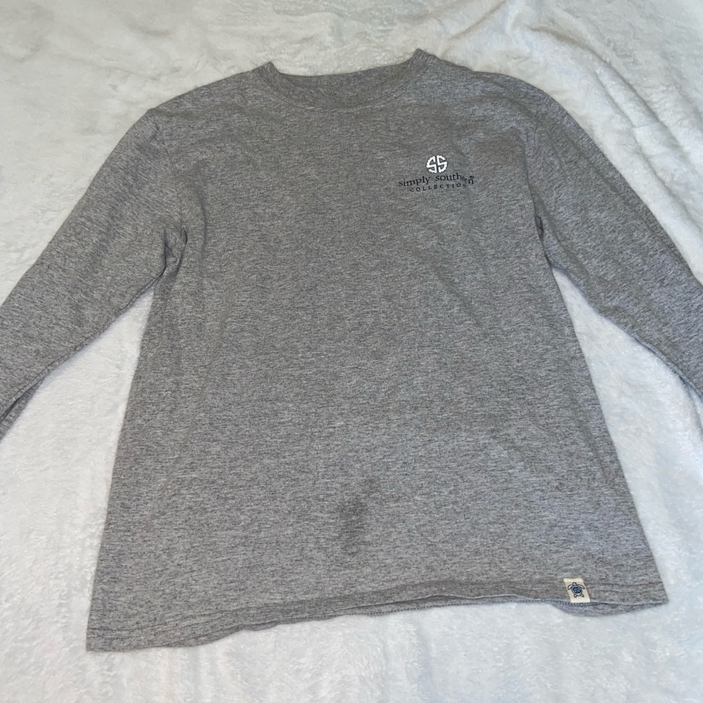 light grey simply southern long sleeve